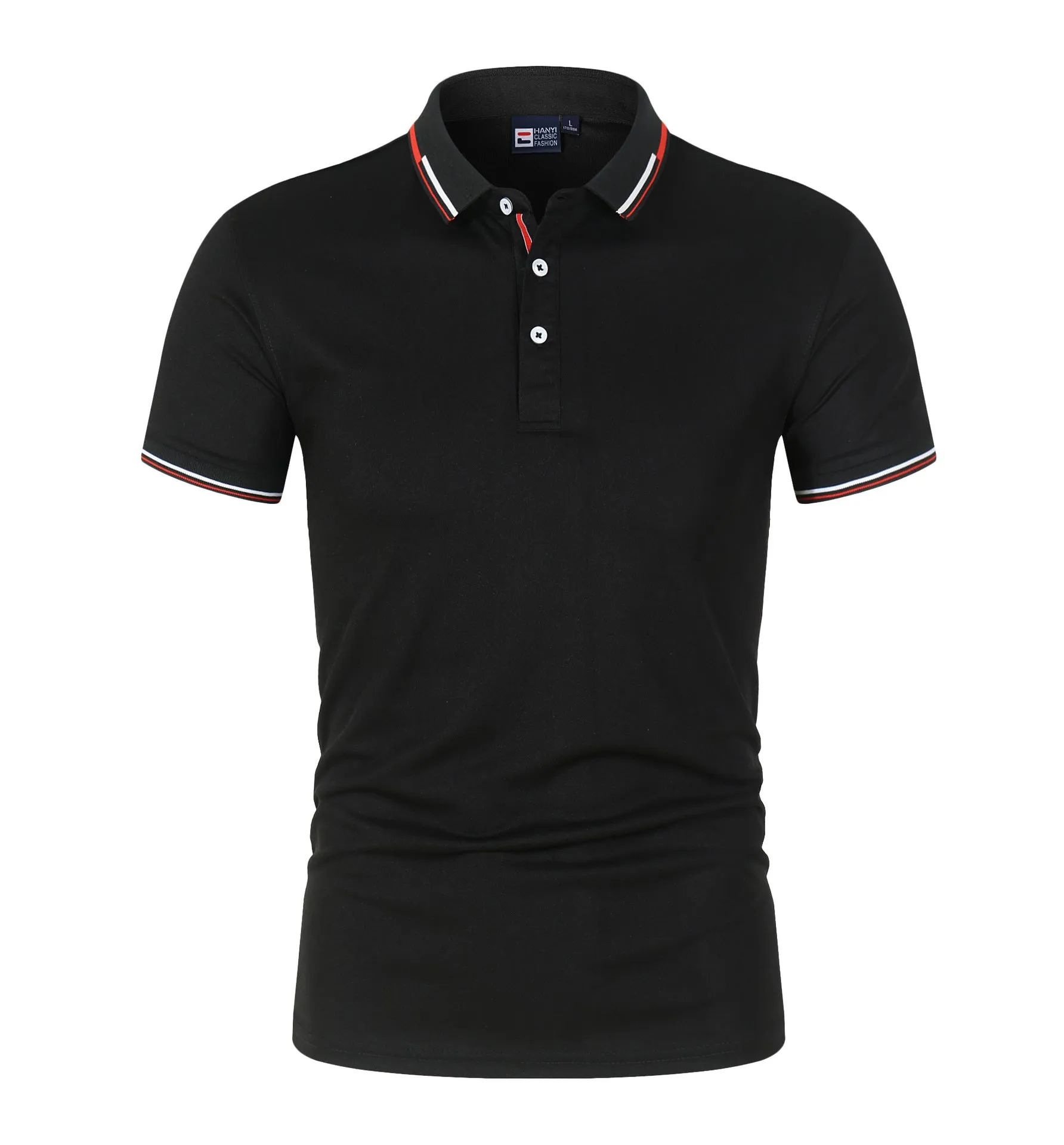 Summer Men's Solid Colour Polo Shirt