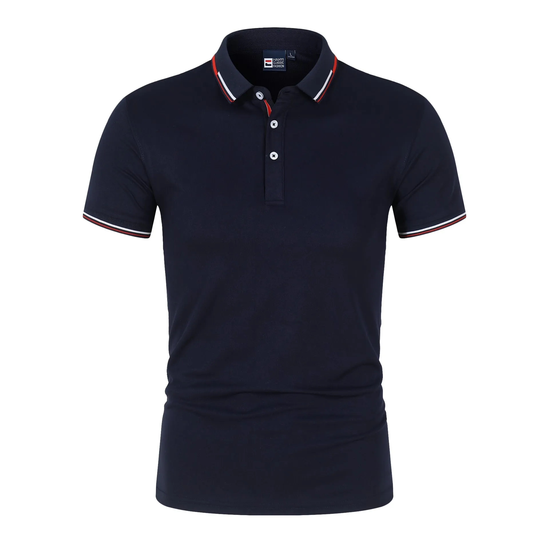 Summer Men's Solid Colour Polo Shirt