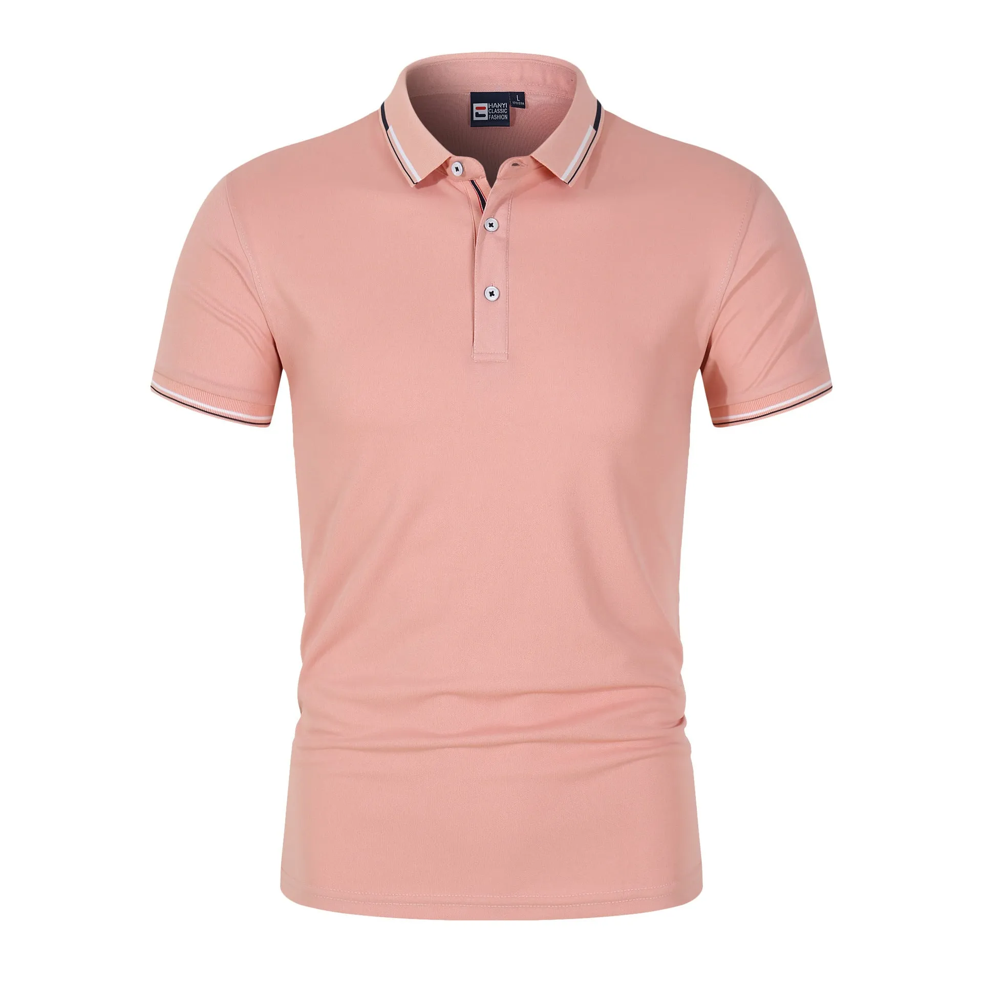 Summer Men's Solid Colour Polo Shirt