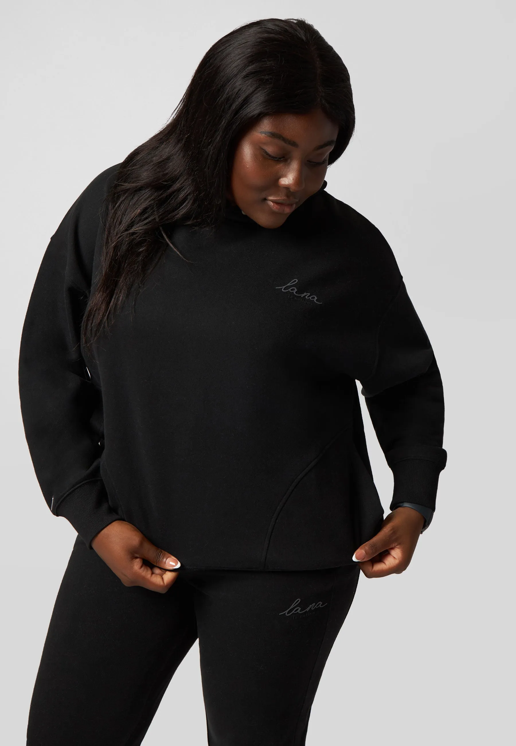 Sweat Lounge Set - Black