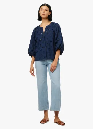The Blake Hi-Rise Wide Leg Crop Jean