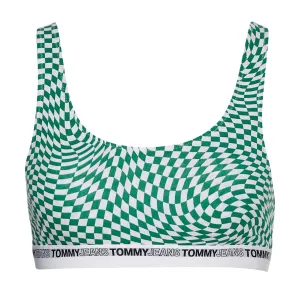 Tommy Hilfiger Tommy Jeans Recycled Cotton Bralette - Warped Check