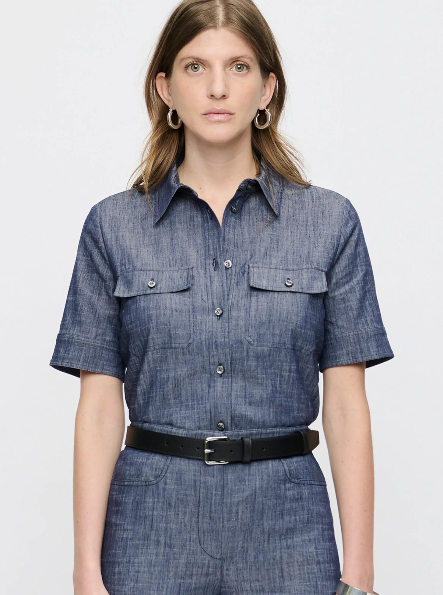 VESPER denim shirt Navy