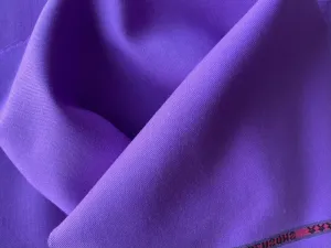 Vivid Orchid Selvedged 150s Wool Suiting  (Made in Italy)