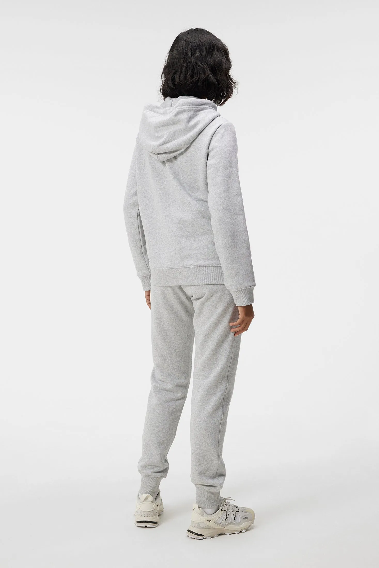 W Alpha Zip Hood / Light Grey Melange