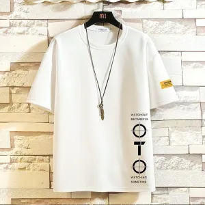 Watchout Printed Drop-Shoulder