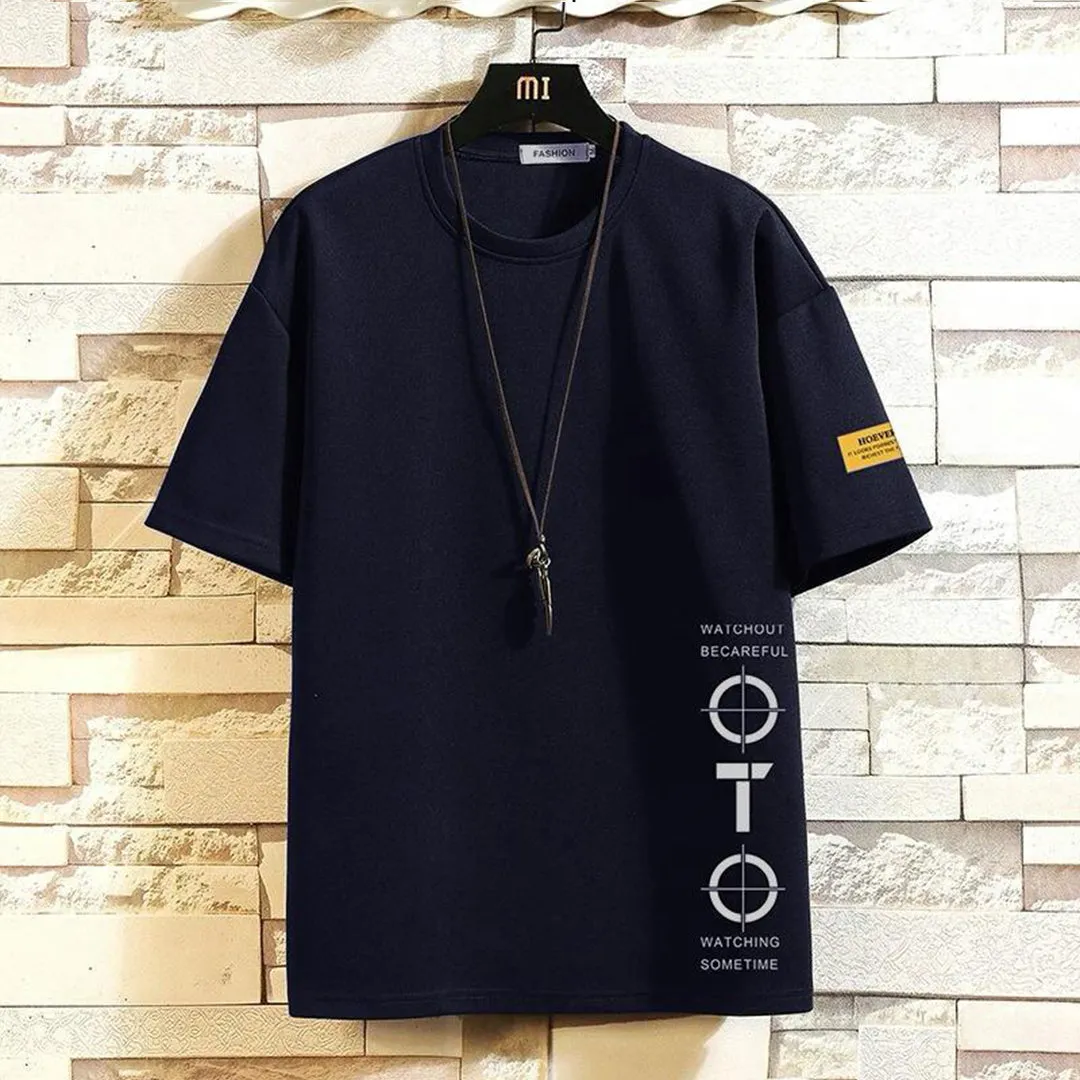 Watchout Printed Drop-Shoulder