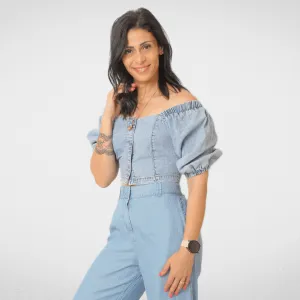 Women Crop Top - "New Look" - Jeans