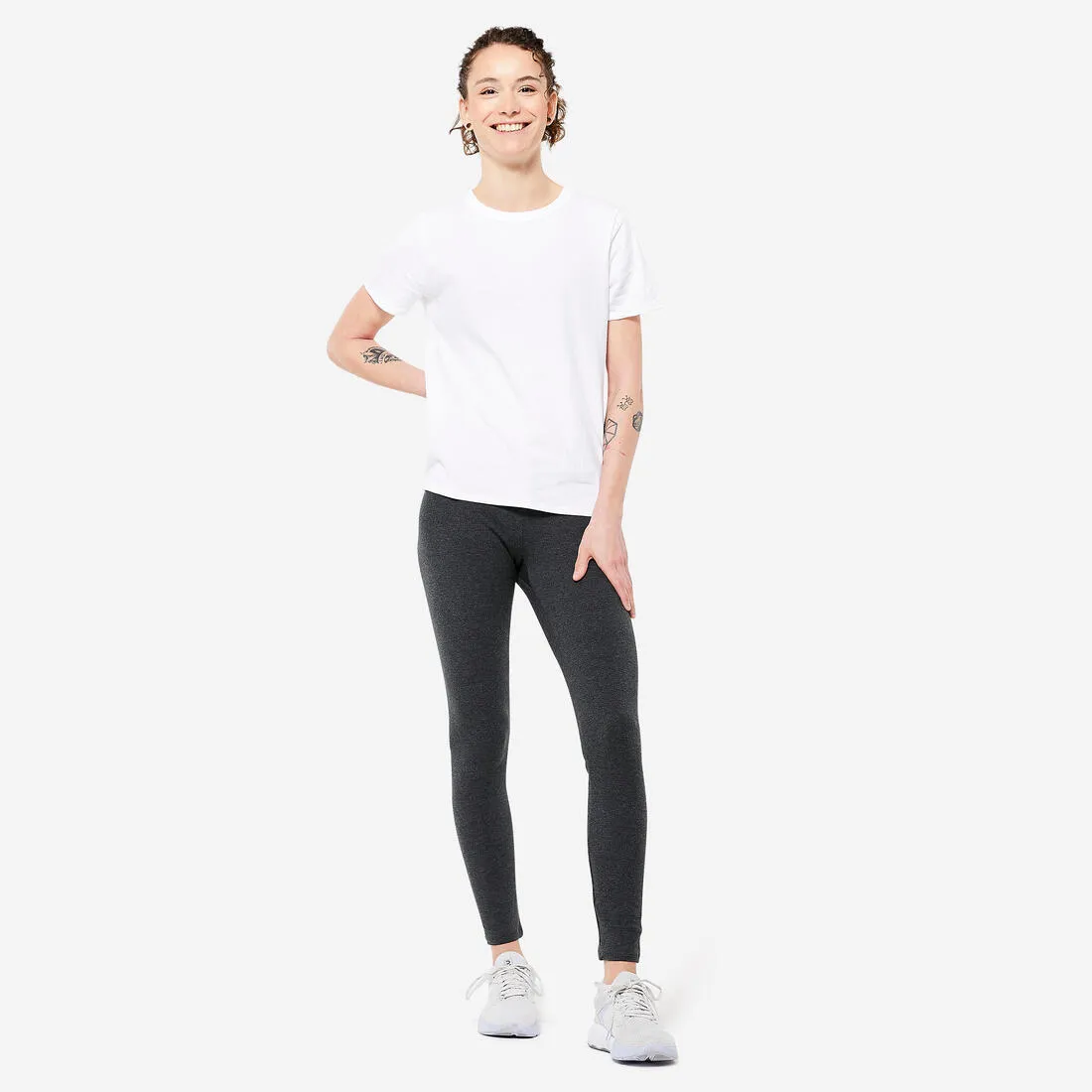Women's Slim-Fit Fitness Salto Leggings 100