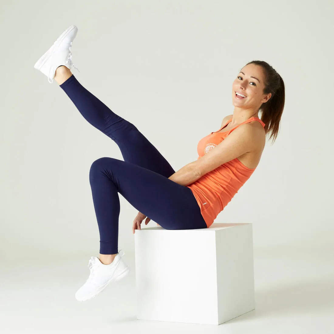 Women's Slim-Fit Fitness Salto Leggings 100