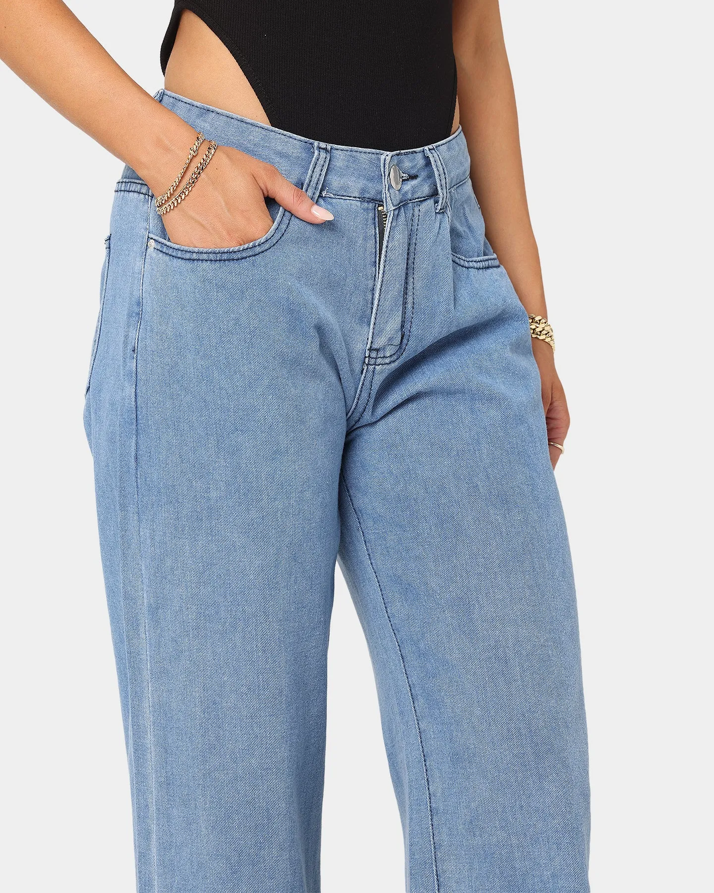 XXIII Women's Diem Wide Leg Jeans Blue