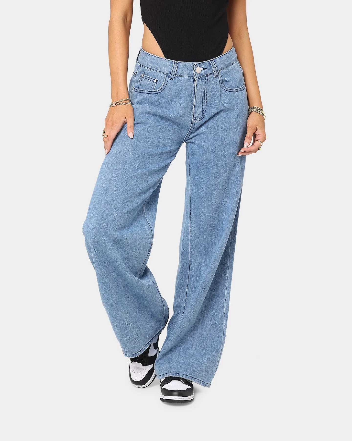 XXIII Women's Diem Wide Leg Jeans Blue