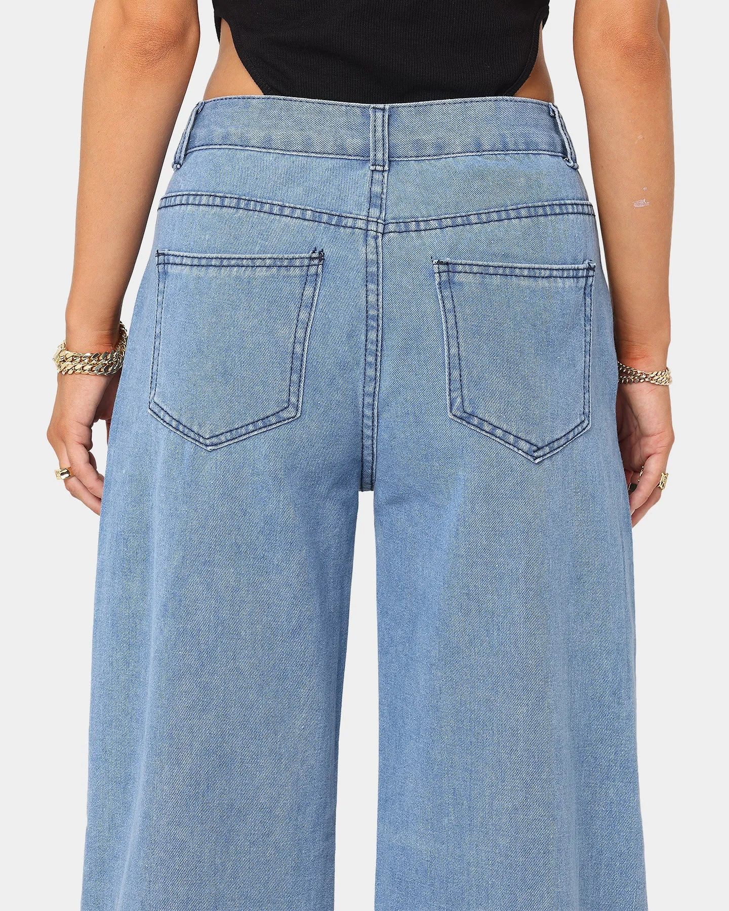 XXIII Women's Diem Wide Leg Jeans Blue