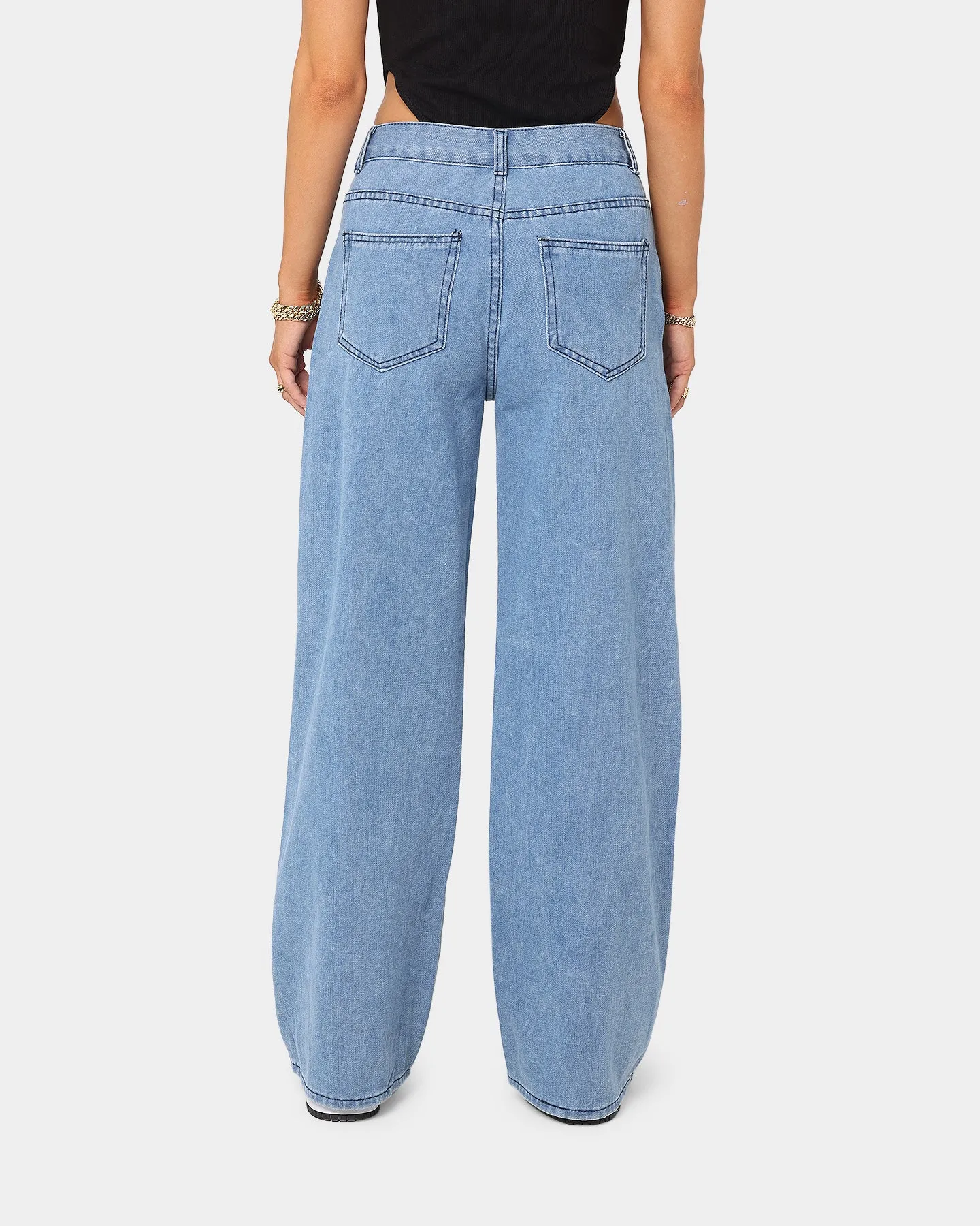 XXIII Women's Diem Wide Leg Jeans Blue