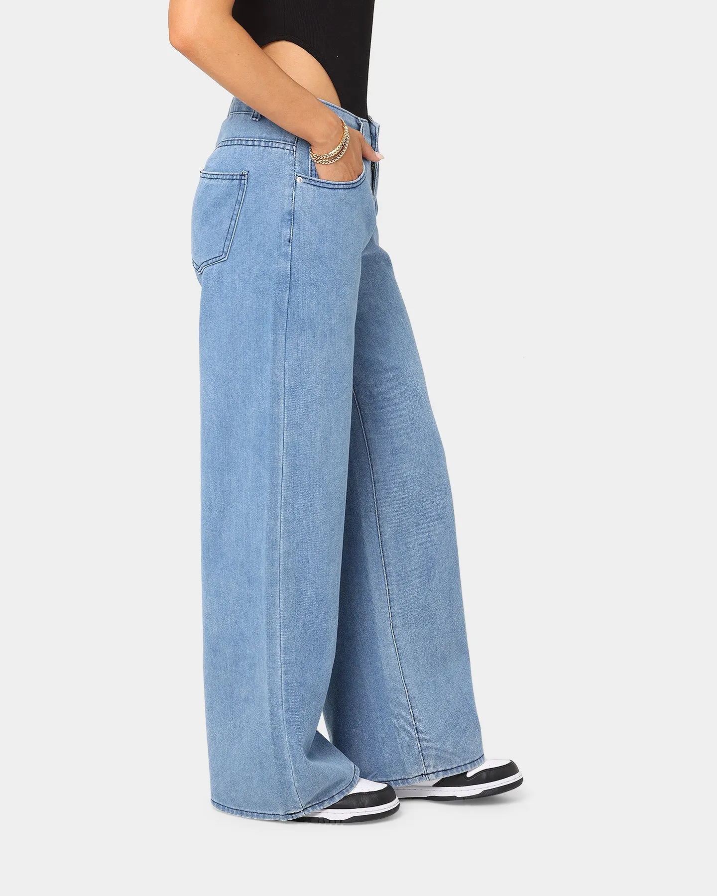 XXIII Women's Diem Wide Leg Jeans Blue