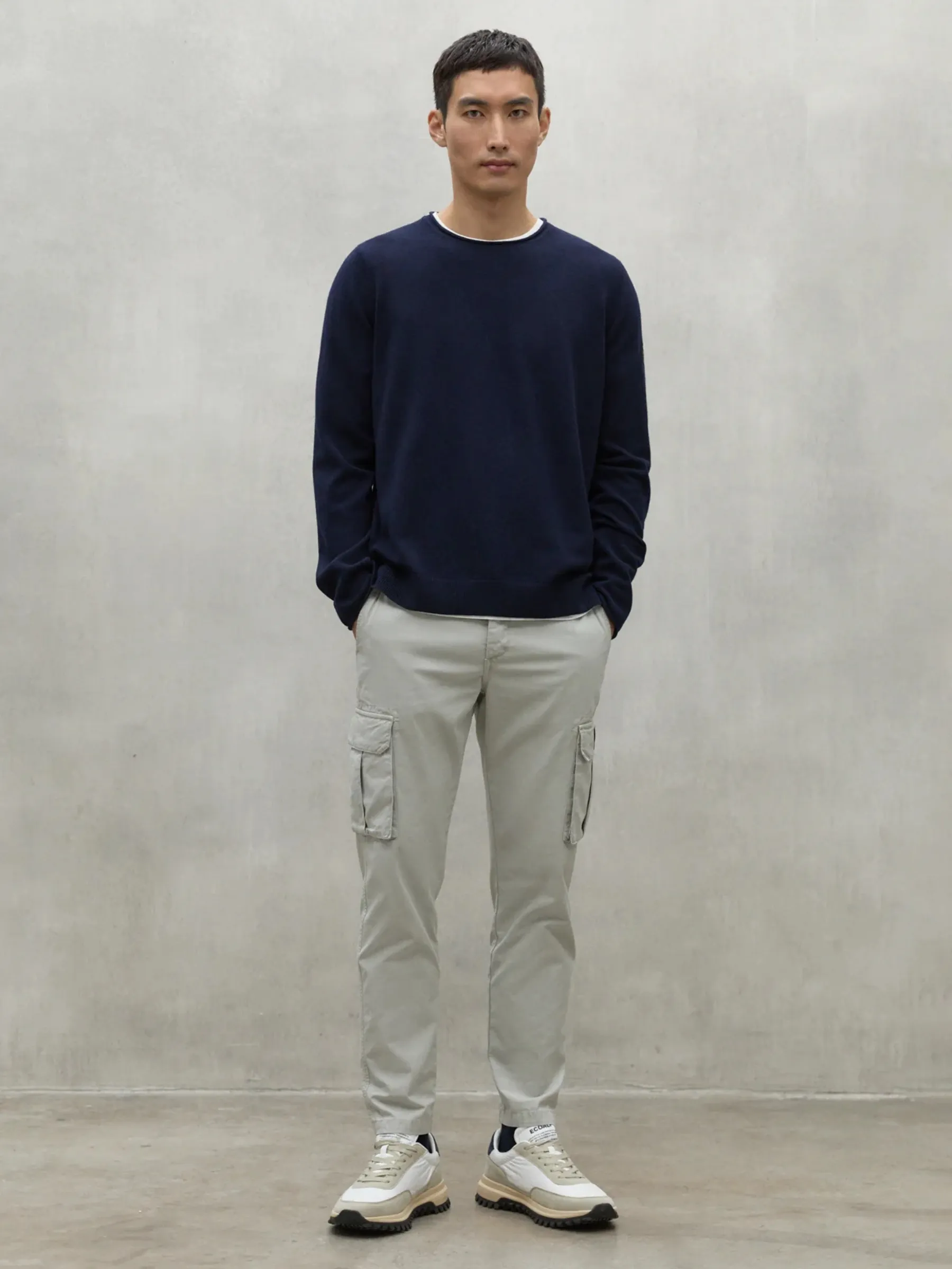 Yulan Knit Man Deep Navy | Ecoalf