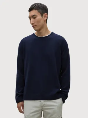 Yulan Knit Man Deep Navy | Ecoalf